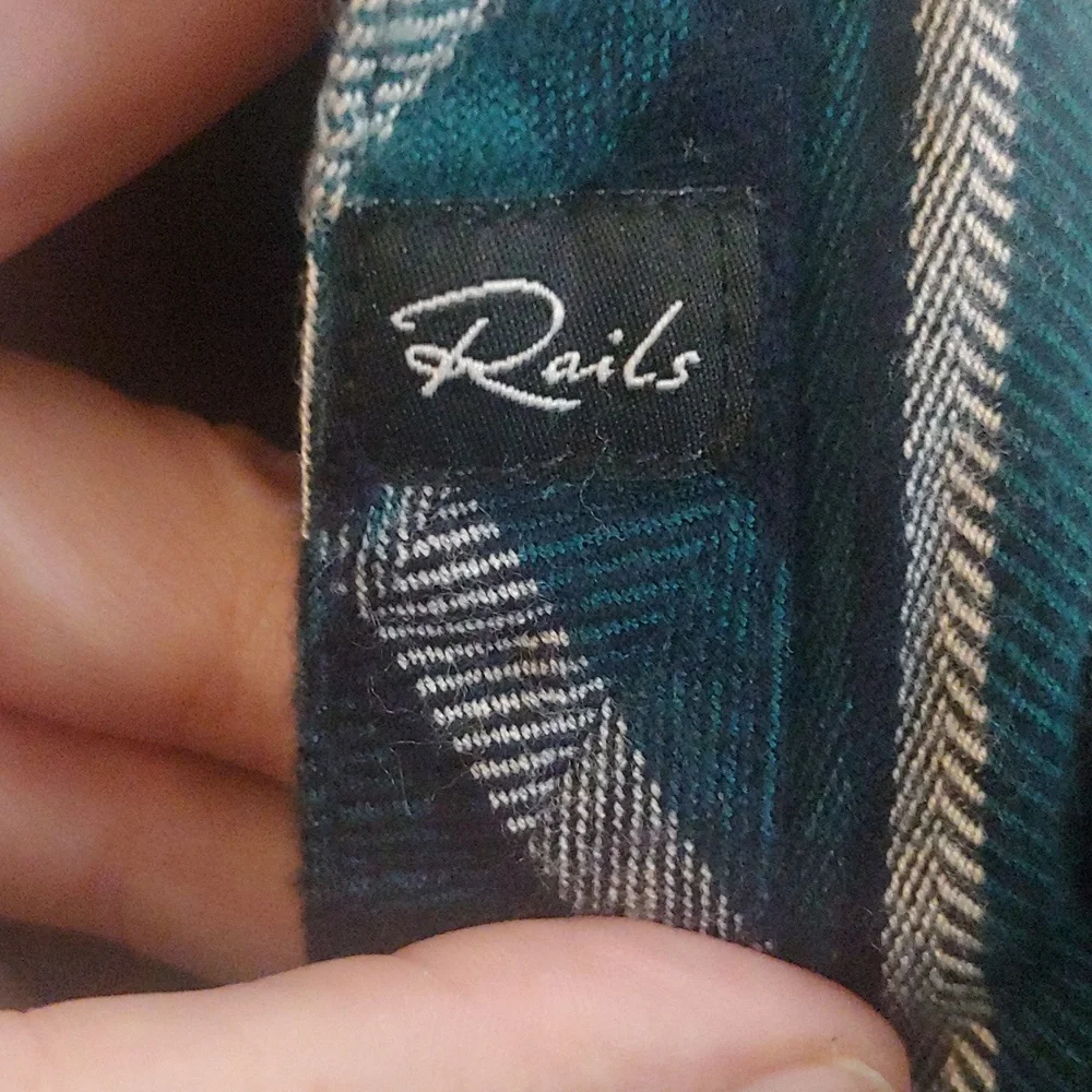 Rails Hunter Spruce And Teal Plaid Button-Down Shirt - Picture 8 of 8